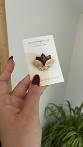 Broche poétique Mariposa