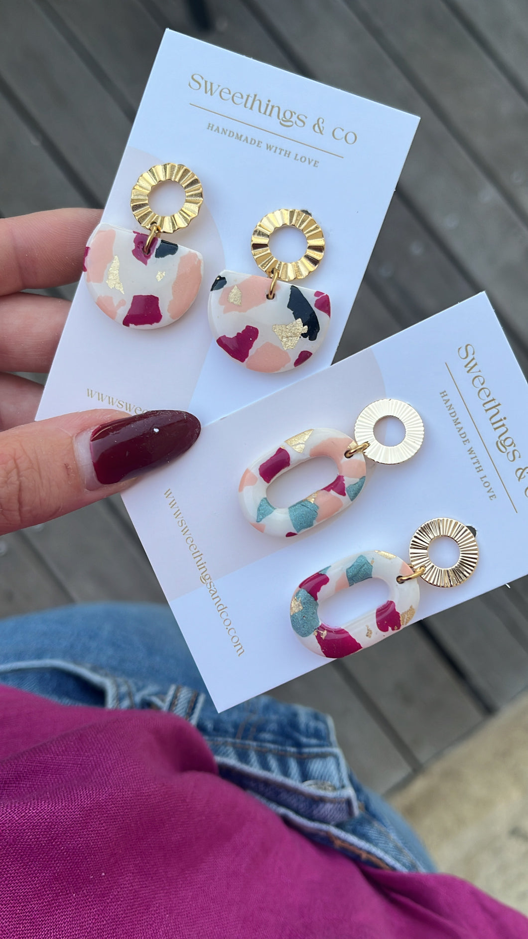 Boucles d’oreilles Terrazzo